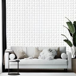 Wallpics White Printed Self-Adhesive Wallpaper-19