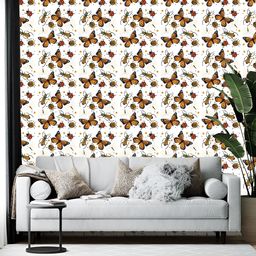 Wallpics White & Brown Printed Self-Adhesive Wallpaper-picture-14