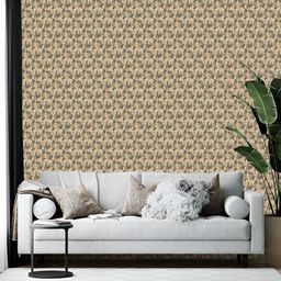 Wallpics Brown Printed Self-Adhesive Wallpaper-image-84