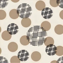 Wallpics Brown & Black Geometric Printed Self Adhesive Wall Sticker-16