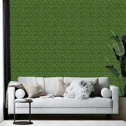 Wallpics Green Printed Self-Adhesive Wallpaper-image-6
