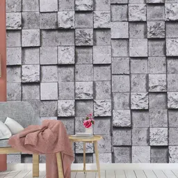 Dakshya Industries Grey Printed Self-Adhesive Wallpaper-image-14