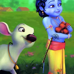 Wallpics Green & Blue Cartoon Characters Printed Wallpaper-image-19