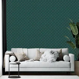Wallpics Green & Beige Printed Self Adhesive Wall Sticker-image-66