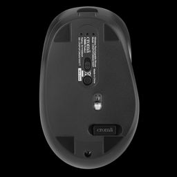 Croma Rechargeable Wireless Mouse with 4 Buttons (3200 DPI Adjustable, 80 Hours Battery Life, Black) image 5