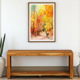 woodsworth from pepperfry Coltbus Acacia Wood Bench In Natural Finish-picture-12