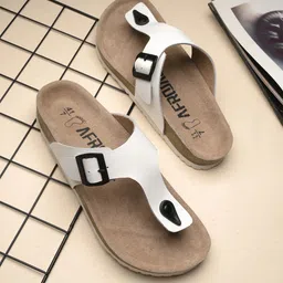 AfroJack Men Leather Comfort Sandals-image-3