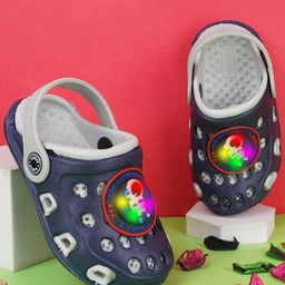 BAESD Kids LED Lighting Space Character Clogs-52