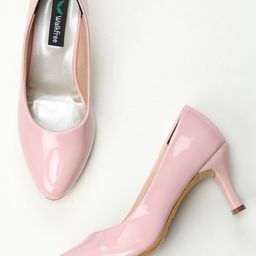 Walkfree Pink Slim Heels Pumps-39
