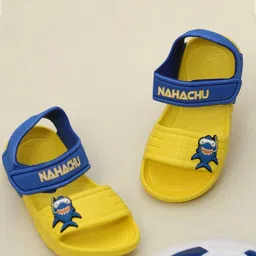 Yellow Bee Boys Printed Comfort Sandals-image-37