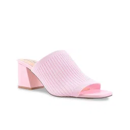 London Rag Women Pink Block Heels-picture-36