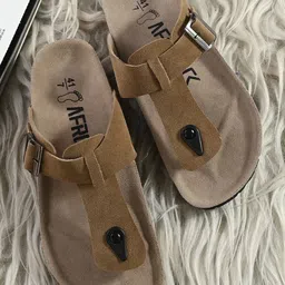 AfroJack Men Leather Comfort Sandals-image-31