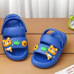 Yellow Bee Boys Self Design Slip-On Sliders-picture-9