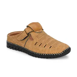 Azzaro Black Men Perforations Fisherman Sandals-image-19