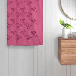 FABINALIV Pink 2 Pieces Printed 420 GSM Cotton Bath Towels-image-10