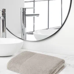 Himeya Beige 600 GSM Pure Cotton Bath Towel-picture-4