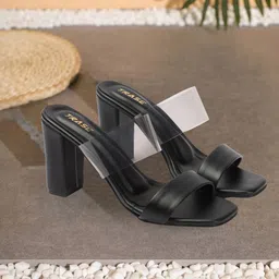 TRASE Open Toe Block Heels-19