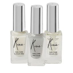 Rome Set of Nail Scrub + Miracle Oil + Calcium Milk - 8 ml each-99