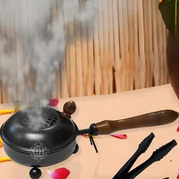 DSH Crafting Your Curiosity Black Metal Incense Stick Holder-image-1