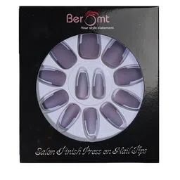BEROMT 12 Pcs Long-Lasting Reusable Lightweight Salon Finish Press on Nail Tips- Shade 212-picture-26