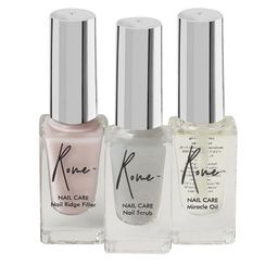 Rome Set of Nail Ridge Filler + Nail Scrub + Miracle Oil - 8 ml each-0