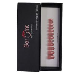 BEROMT Salon Finish Bridal & Party Press-On False Nail Tips Kit - Shade 757-image-32