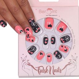 BEROMT Kids Salon Finish Press On Pre-Glued Nail Tips with Kit 30g - 63-26