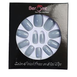 BEROMT Salon Finish Premium Glossy Press-On False Nail Tips Kit - Shade 353-45