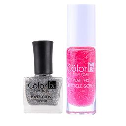 Color Fx Nail Fix Cure-in Mask & Nail Enamel Holographic Hyper-Gloss Top Coat-13