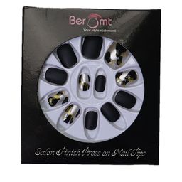 BEROMT 12 Pcs Long-Lasting Reusable Lightweight Salon Finish Press on Nail Tips - 698-image-95