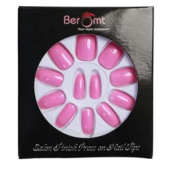 BEROMT Salon Finish Premium Glossy Press-On False Nail Tips Kit - Shade 376-image-60