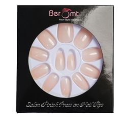 BEROMT Salon Finish Premium Glossy Press-On False Nail Tips Kit - Shade 378-57