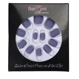 BEROMT 12 Pcs Long-Lasting Reusable Lightweight Salon Finish Press on Nail Tips-424-image-62