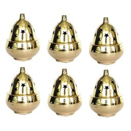 Fashion Bizz 6 Pieces Metallic-toned Textured Diyas-10