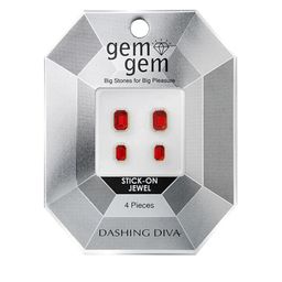 Dashing Diva Gem Gem Ruby Stone Artificial Nails-17