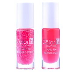 Color Fx Set of Nail Fix Moisturizer & Cuticle Scrub - 6ml Each-36
