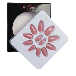 BEROMT Salon Finish Premium Glossy Press-On False Nail Tips Kit - Shade 388-29
