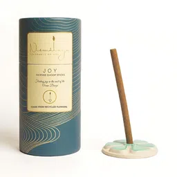 Nirmalaya 40Pcs Brown Organic Joy Incense Dhoop Sticks-56