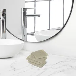 Himeya White 4-Pieces 300 GSM Cotton Face Towels-4