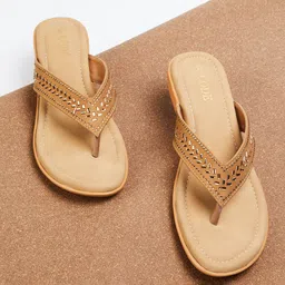 CODE by Lifestyle Women Embellished Wedge Heel Sandals-93