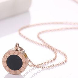 MYKI Women Classy Roman Numbers Pendant with Chain-picture-12