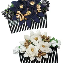 Krelin Women Set of 2 Embellished Comb Pins-image-54