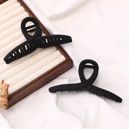 Krelin Women Set of 2 Matte Infinity Hair Claw Clip-62