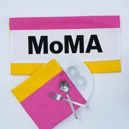 Ariana Yellow & Pink 2 Pieces Printed Cotton Kitchen Towels-14