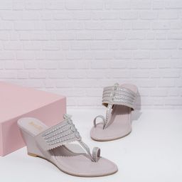 Inc 5 Women Embellished Party Wedge Sandals-39
