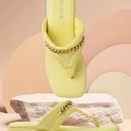 ICONICS Square Toe Flatform Heels-47