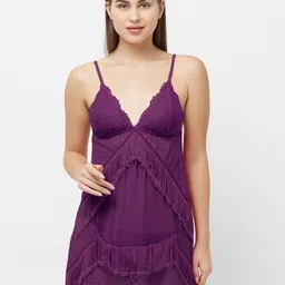 FashionRack Purple Net Baby Doll-image-22