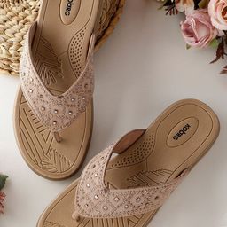 Koburg Harmony Embellished Open Toe Flats-16
