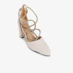 PURPLEHUNT Women Embellished Slim Heeled Mules-50
