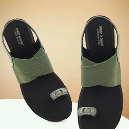 madam glorious Women Green Comfort Heels-17